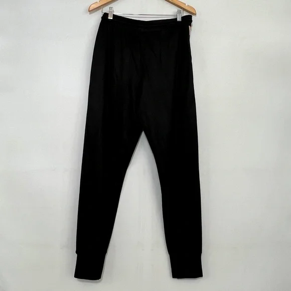 NWT Paul Smith Joggers Track Pants in Black with Swirl Stripe Women's Size XL - Picture 3 of 12